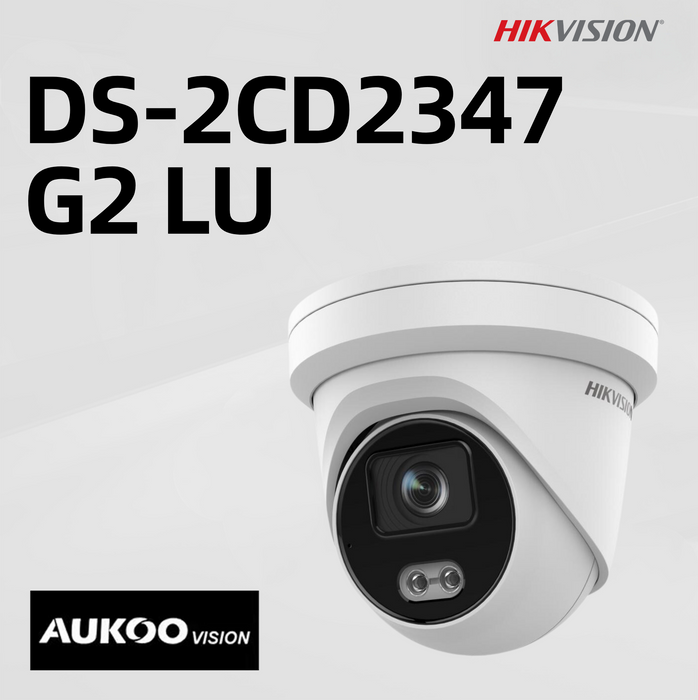 4 MP ColorVu Fixed Turret Network Camera DS-2CD2347G2-LU