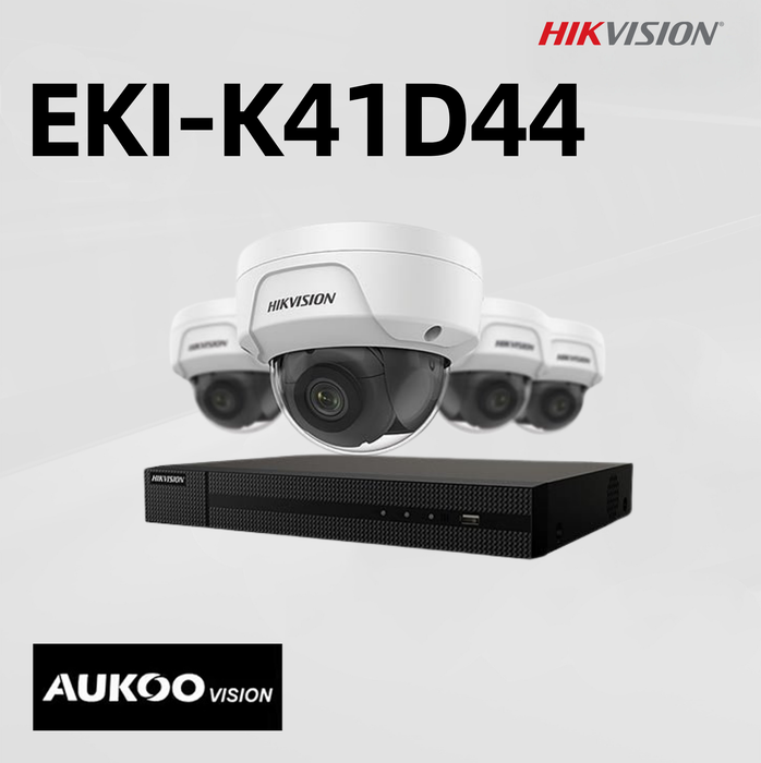 4 MP Outdoor WDR Fixed Dome Network Camera Kit EKI-K41D44