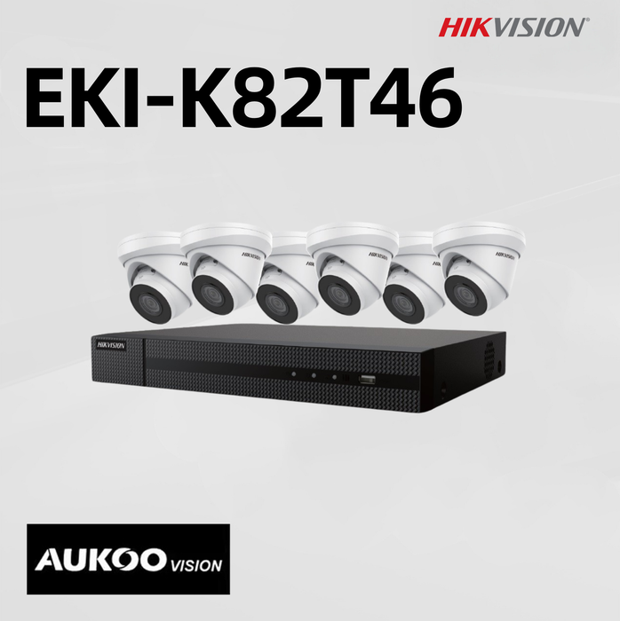4 MP Outdoor WDR Fixed Dome Network Camera Kit EKI-K82T46