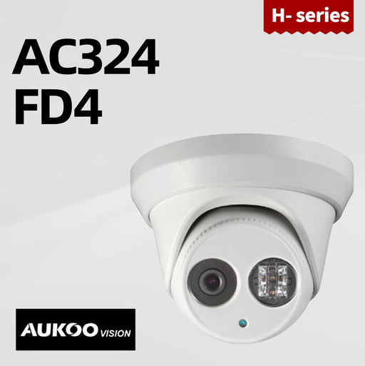 2MP HD Turret TVI Camera AC324-FD4 - Aukoo Vision