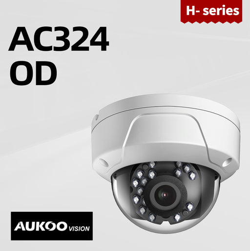 2MP Dome Vandal Proof IK10 TVI Camera AC324-OD - Aukoo Vision