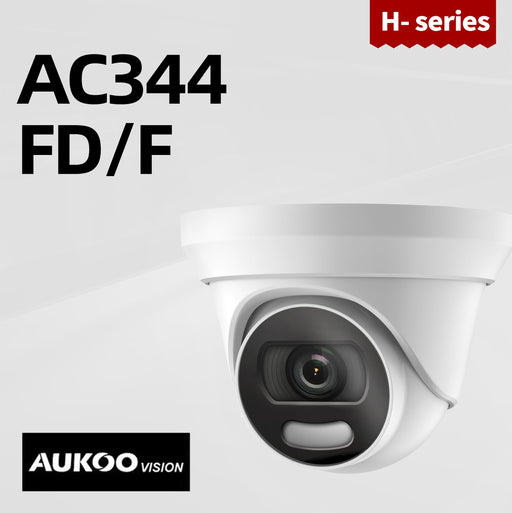 2MP Color24 TVI Turret Camera AC344-FD/F - Aukoo Vision
