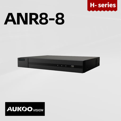 8 Channel 4K Output NVR ANR8-8 - Aukoo Vision