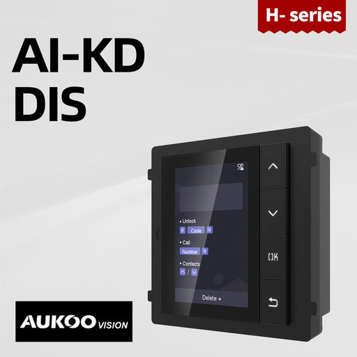 Video Intercom Display Module DS-KD-DIS - Aukoo Vision