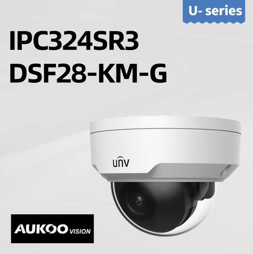 4MP Fixed Dome IPC324SR3-DSF28(40)KM-G - Aukoo Vision