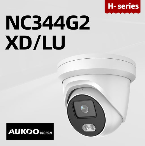 4MP 2nd Gen Color24 IP Turret Camera NC344G2-XD/LU - Aukoo Vision