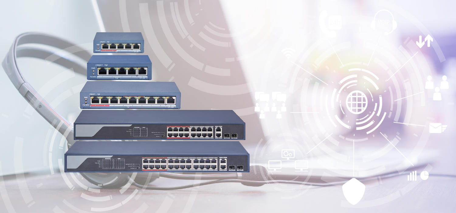 PoE switch of different port number