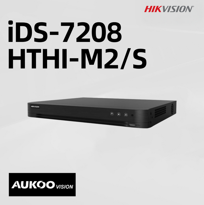 8CH 4K 1U H.265 AcuSense DVR iDS-7208HTHI-M2/S