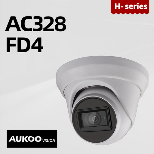 8 MP 4K Turret TVI Camera AC318-FD4 - Aukoo Vision