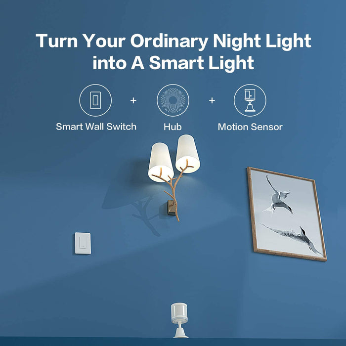 Aqara Wall Switch (No Neutral Single Rocker) - Aukoo Vision