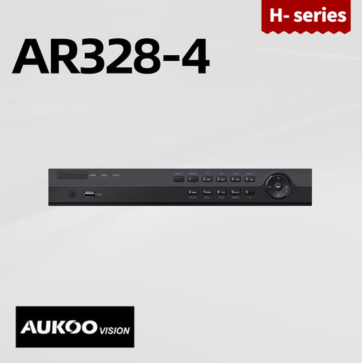 4 Channel 128Mbps DVR for 8MP 4K TVI Camera AR328-4 - Aukoo Vision
