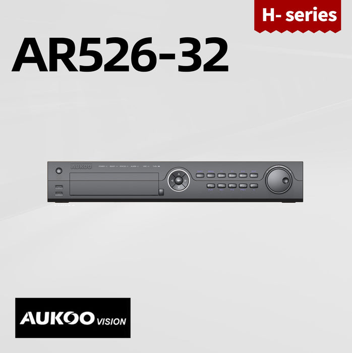 32 Channel 260/220Mbps DVR for 5MP TVI Camera AR526-32 - Aukoo Vision