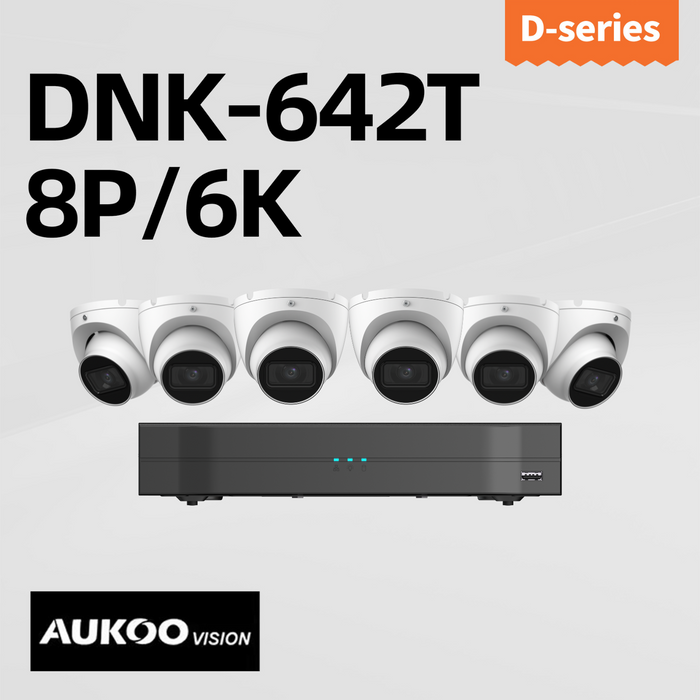 4MP VCA 6K Network Security System DNK-642T-8P/6K