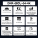 64 Channel Ultra series NVR DNR-68CU-64-4K - Aukoo Vision