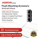 Video Intercom 3 Module Flush Mounting Accessory DS-KD-ACF3/Plastic - Aukoo Vision