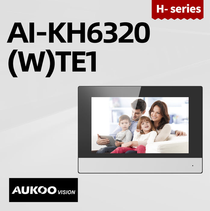 Video Intercom 7-Inch Touch Screen IP Indoor Station AI-KH6320-WTE1 - Aukoo Vision