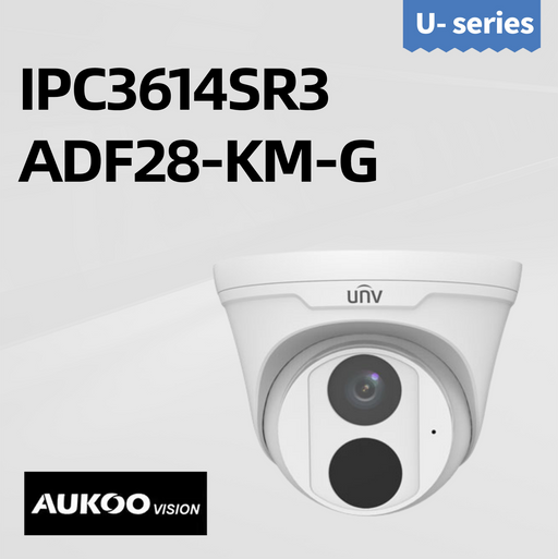 4MP Fixed Turret IPC3614SR3-ADF28KM-G - Aukoo Vision
