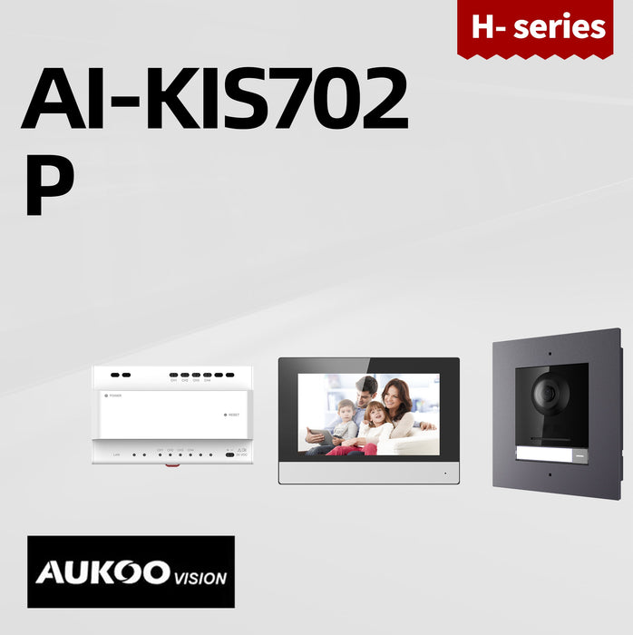 Video Intercom 2 Wire Villa Kit DS-KIS702-P - Aukoo Vision