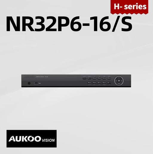 16 Channel AcuAlarm 16PoE NVR NR32P6-16/4S - Aukoo Vision